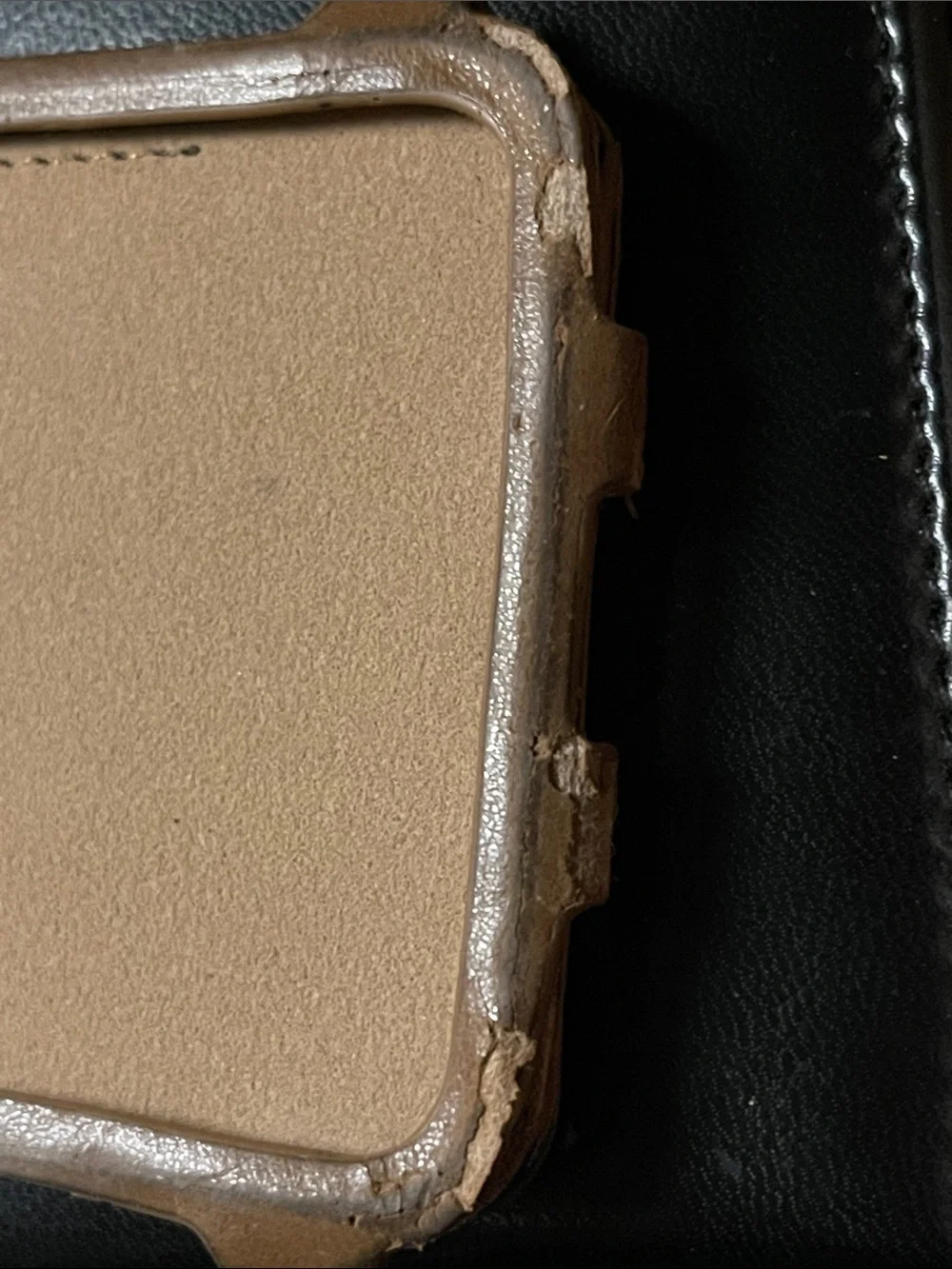 Flovent Tan/Brown Leather Zip CC card holder, Wallet and Phone Case